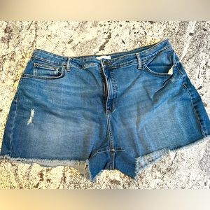 LC Lauren Conrad denim shorts, SZ22, blue